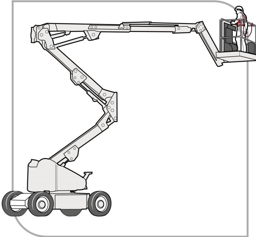 Boom-type elevating work platform